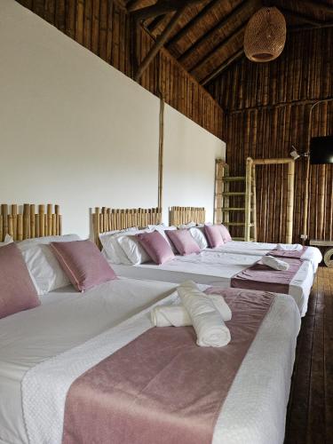 3 double beds, 3 sofa beds