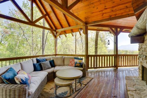 Ellijay Hideaway with Hot Tub, Views and Game Room!