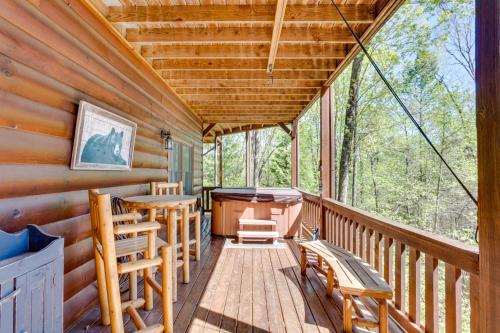 Ellijay Hideaway with Hot Tub, Views and Game Room!