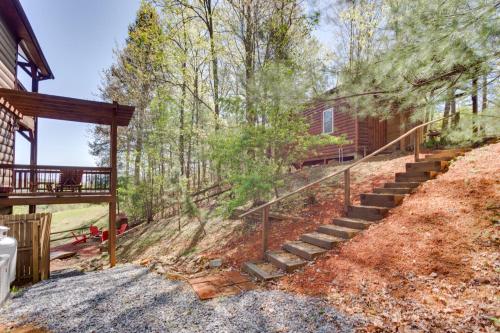 Ellijay Hideaway with Hot Tub, Views and Game Room!