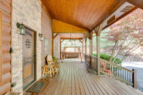 Ellijay Hideaway with Hot Tub, Views and Game Room!