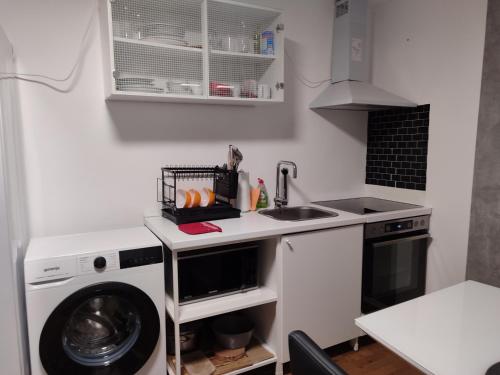廚房, Ferienwohnung Rhein-Main II in 美茵河畔富樂紳