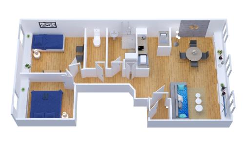 Brest Centre - Appartements - Le Vauban - Lumineux - Centre Ville - Proche Boutiques et Restaurants, Brest (foto 8)