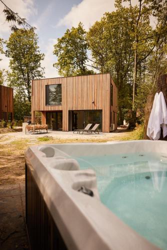 ทัศนียภาพภายนอกโรงแรม, Dutchen Zeegser Duinen Villalodges in ซีกซ์