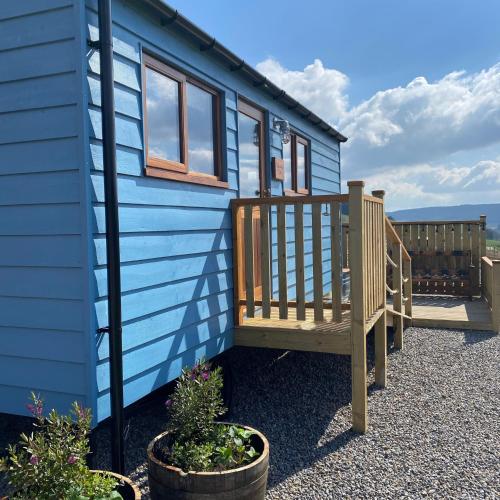 A szálláshely kívülről, Ledmacoy Shepherds Huts in Aboyne