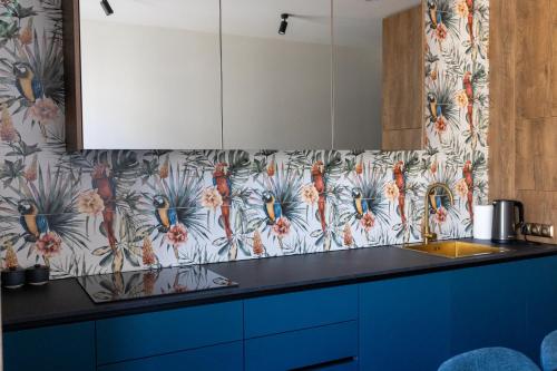 廚房, Four Sisters Luxury Rooms in Siauliai in 希奧利艾