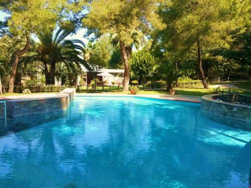 Sani Villa Citrine with shared pool