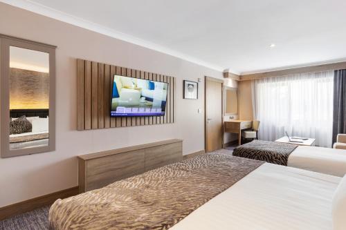 共用Lounge/電視區, Rochestown Lodge Hotel in 丹拉海爾