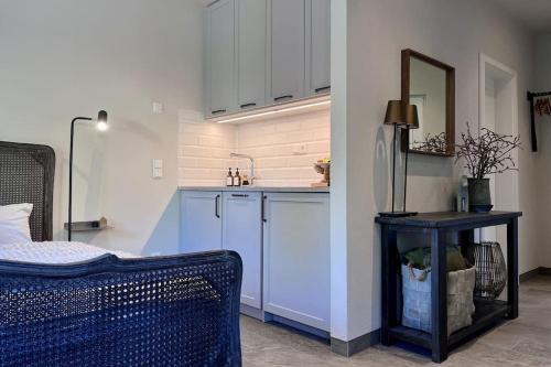 廚房, Ferienwohnung Seckenheim - stilvoll übernachten zwischen Mannheim und Heidelberg ideal für Kurztrips (Ferienwohnung Seckenheim - stilvoll ubernachten zwischen Mannheim und Heidelberg ideal fur Kurztrips) in 塞肯海姆