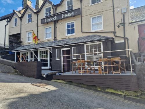 Exterior view, Harlech House in Harlech