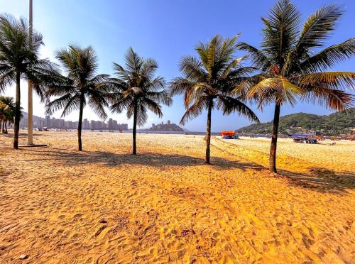 Apto a poucos metros da Praia do Gonzaguinha SP