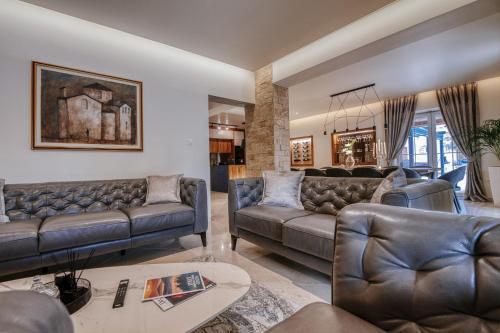 Aufenthaltsraum/TV-Zimmer, Villa Marta ZadarVillas in Poljica