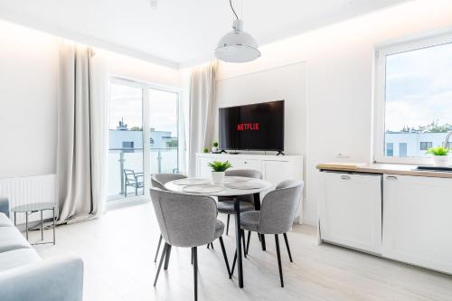 Iekārtas, Belle View - 3pok, nawet 5 łóżek, piękny widok na rzekę, TV55" z Netflix i Max, parking, winda (Belle View - 3pok, nawet 5 lozek, piekny widok na rzeke, TV55" z Netflix i Max, parking, winda) in Ilawa