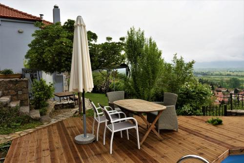 전망, Holiday Cottage in 폴리드로소스