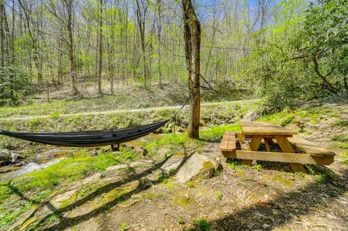 Creekside Cabin with Deck by Hiking Trails and Fishing