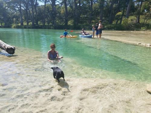 Riverfront Home On 40 Acres W Firepit, Hot Tub in Wimberley, USA