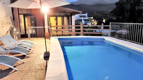 5 bedrooms villa with private pool enclosed garden and wifi at Jerte