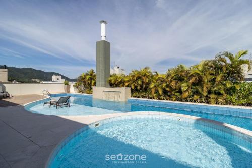 Swimming pool, Apto com Churrasqueira Privativa e Piscina PEA1301 in Itacorubi