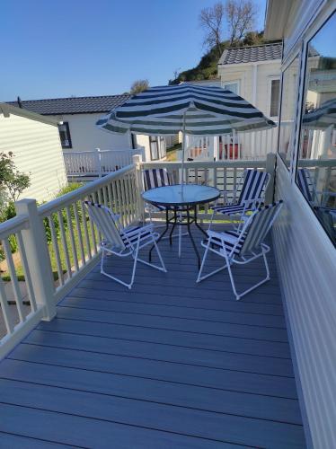 Torbay Holiday Home at The Waterside Holiday Park - With Deck and Sea View