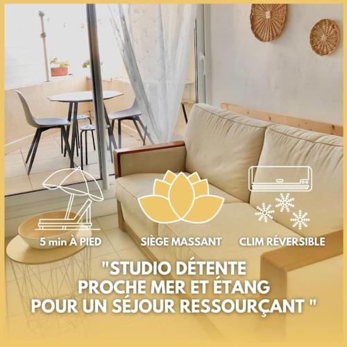 Séjour relaxant proche mer et étang - wifi, clim - Location saisonnière - Sète