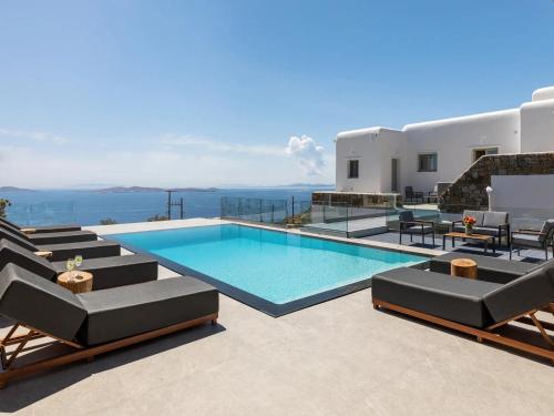 Stunning Oceanview Mykonos Villa | 5 Bedrooms | Villa Perseus | Amazing Location Overlooking Sea & Private Pool | Faros