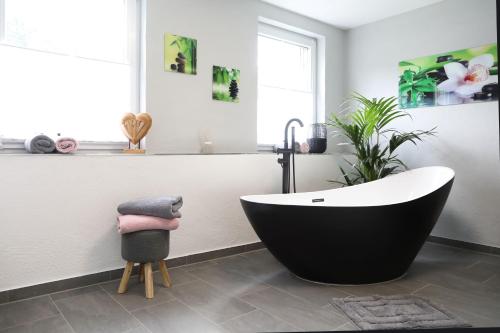 浴室, Ferienwohnung Moselallee 5 Sterne in 莫塞爾克爾恩