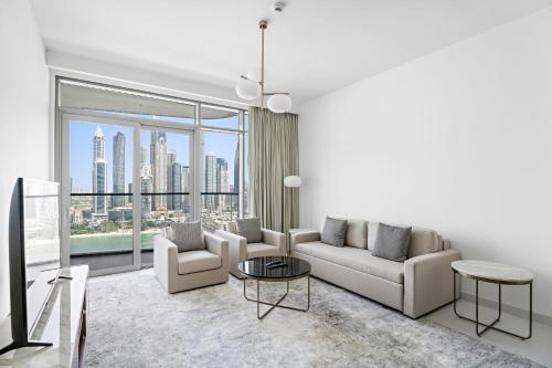 Family Vacation Homes Friendly 2BDR With Sea & City View, Dubai (Foto 2)