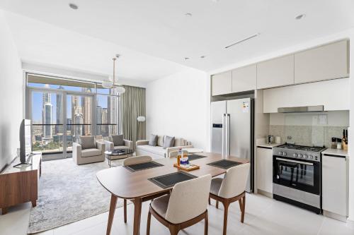 Family Vacation Homes Friendly 2BDR With Sea & City View, Dubai (Foto 5)