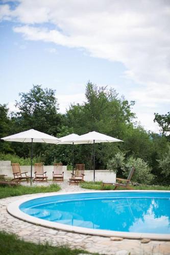 Villa Millefoglie, a century-old stone house nestled in a nature park