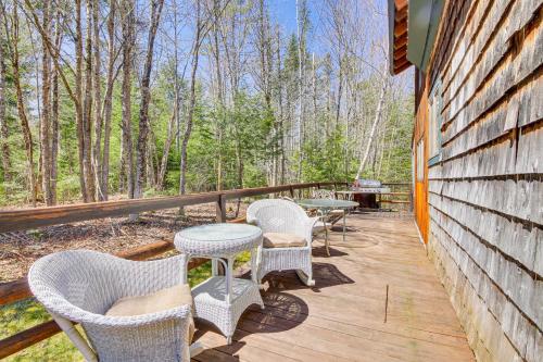 Rustic Searsport Cabin Loft and Sunroom on 10 Acres