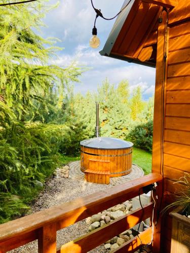 Dolina Bella - domek z balią, basenem, sauną i klimatyzacją w sercu Kaszub (Dolina Bella - domek z balia, basenem, sauna i klimatyzacja w sercu Kaszub) in Sikorzina