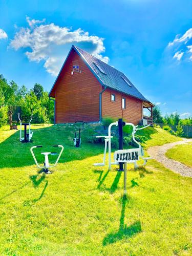 Dolina Bella - domek z balią, basenem, sauną i klimatyzacją w sercu Kaszub (Dolina Bella - domek z balia, basenem, sauna i klimatyzacja w sercu Kaszub) in Sikorzina