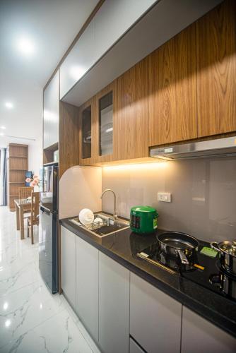 Lily Hometel - Confetti Apartment Nguyen Cong Tru - 주방