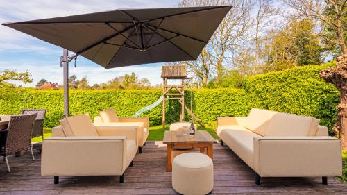 Balcony/terrace, Spa house in Camperduin