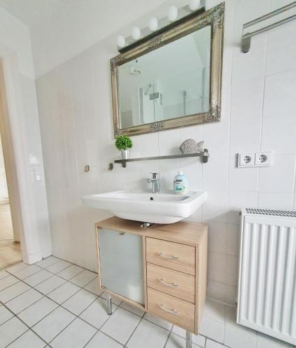 Bathroom, Ferienwohnung Stadtvilla - charmante Gemutlichkeit in Bad Oldesloe