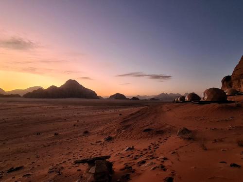 Surrounding environment, wadi Rum camps  in Wadi Rum
