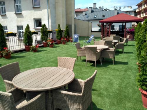 Erkély/terasz, Hotel *** NAT Krynica Zdroj in Krynica városközpont
