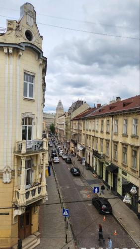 Studio room in Soho Apartments Lviv