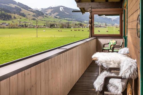 Erkély/terasz, Chalet Matzhof in Otting
