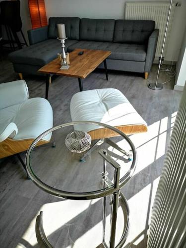 Surforama de feine Stuuv in Orth mit Meerblick in Orth