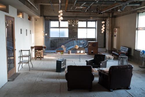 Shared lounge/TV area, ホステル Cabin in Kotohira