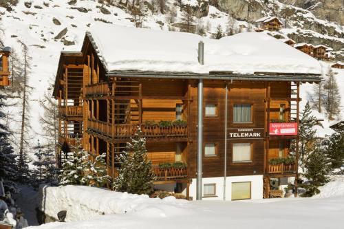 Telemark in Zermatt, Schweiz
