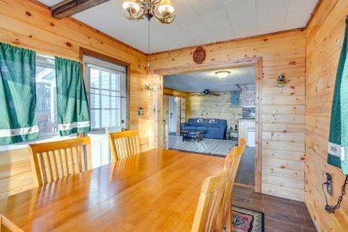 Cottage with Deck and Bluff Lake Views Walk to Beach!