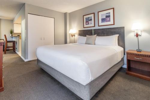 1 queen bed, 1 sofa bed