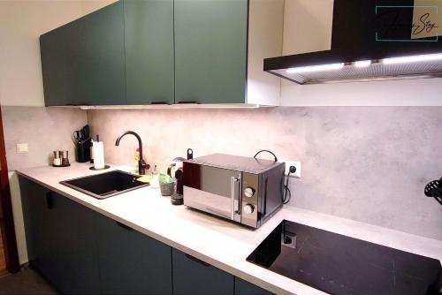 HOMELY STAY Serenity Greens - Stylisch Studio-Apartment with kitchen - 15 min from Oktoberfest -pet friendly, Múnich (foto 5)