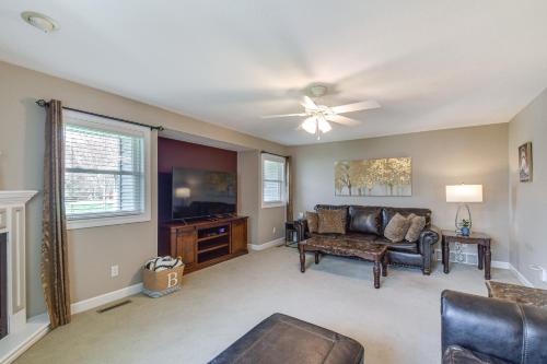 Rock Island Home with Private Yard and Fire Pit Table!