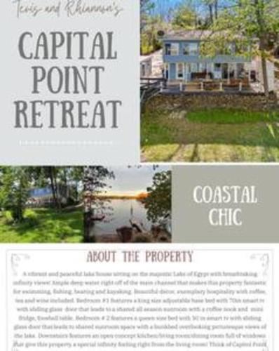 Capital Point Retreat- Swim pad-Kayak’s-Boat