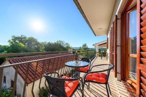 Erkély/terasz, Apartments with swimming pool Labin - 23022 in Paradiz