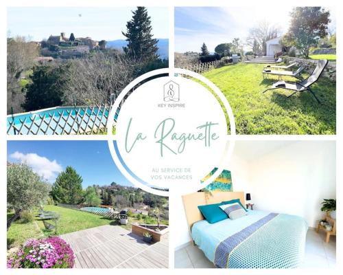 Villa LA RAGUETTE piscine, vue, vaste jardin, idéale famille - Location, gîte - Montauroux