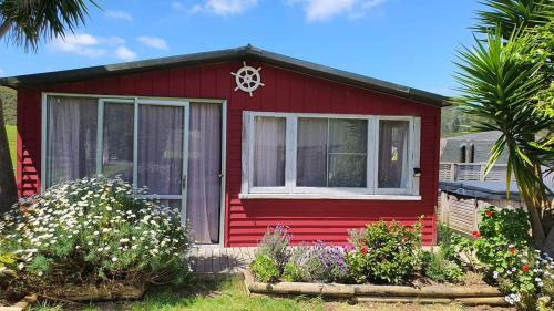 Viesnīcas āriene, Dream Weavers Farm Cabin in Waikare